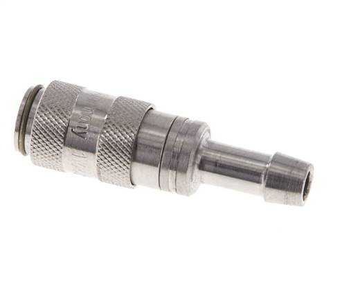 Edelstahl 316L DN 2,7 (Micro) Luftkupplungsmuffe 4 mm Schlauchpfeiler