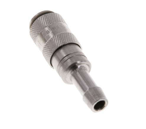 Edelstahl 316L DN 2,7 (Micro) Luftkupplungsmuffe 4 mm Schlauchpfeiler
