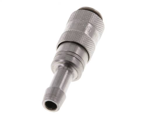 Edelstahl 316L DN 2,7 (Micro) Luftkupplungsmuffe 4 mm Schlauchpfeiler