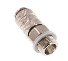 Nickel-plated Brass DN 2.7 (Micro) Air Coupling Socket G 1/8 inch Male