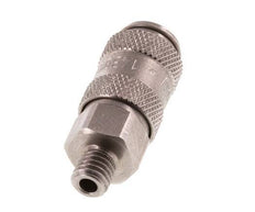 Stainless steel DN 2.7 (Micro) Air Coupling Socket M5 Male