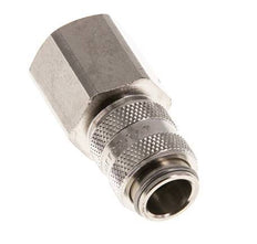 Messing vernickelt DN 5 Luftkupplungsmuffe G 3/8 Zoll Innengewinde