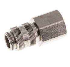 Messing vernickelt DN 5 Luftkupplungsmuffe G 3/8 Zoll Innengewinde