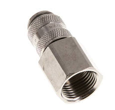 Messing vernickelt DN 5 Luftkupplungsmuffe G 3/8 Zoll Innengewinde