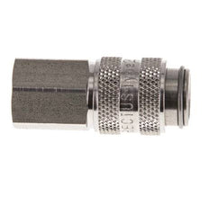 Edelstahl 316L DN 5 Luftkupplung Muffe G 1/8 Zoll Innengewinde Doppelabsperrung