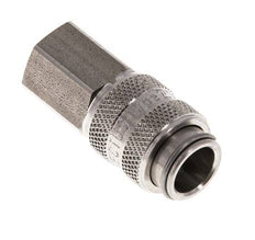 Edelstahl 316L DN 5 Luftkupplung Muffe G 1/8 Zoll Innengewinde Doppelabsperrung