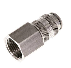 Edelstahl 316L DN 5 Luftkupplung Muffe G 3/8 Zoll Innengewinde Doppelabsperrung