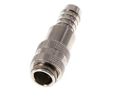 Nickel-plated Brass DN 5 Air Coupling Socket 9 mm Hose Pillar