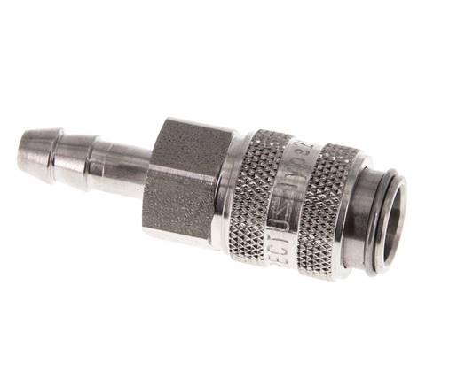 Edelstahl 316L DN 5 Luftkupplungsmuffe 4 mm Schlauchpfeiler