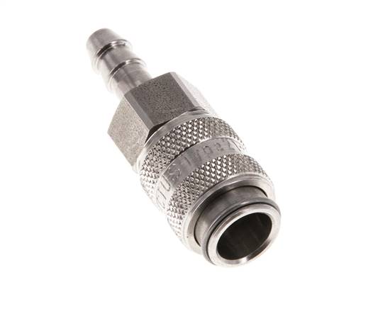 Edelstahl 316L DN 5 Luftkupplungsmuffe 4 mm Schlauchpfeiler