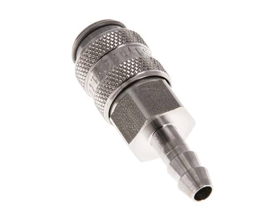 Edelstahl 316L DN 5 Luftkupplungsmuffe 4 mm Schlauchpfeiler