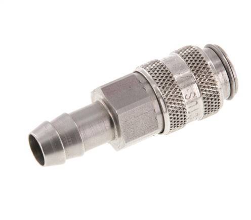 Edelstahl 316L DN 5 Luftkupplungsmuffe 9 mm Schlauchpfeiler