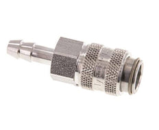 Edelstahl 316L DN 5 Luftkupplungsmuffe 4 mm Schlauchsäule Doppelabsperrung