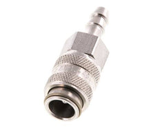 Edelstahl 316L DN 5 Luftkupplungsmuffe 4 mm Schlauchsäule Doppelabsperrung