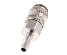 Edelstahl 316L DN 5 Luftkupplungsmuffe 4 mm Schlauchsäule Doppelabsperrung