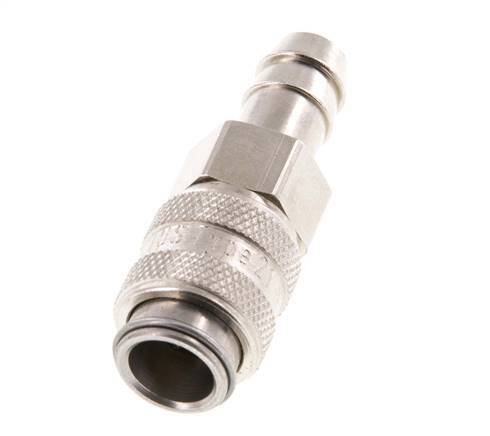 Hardened steel DN 5 Air Coupling Socket 9 mm Hose Pillar
