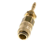 Messing DN 5 Luftkupplungsmuffe 4 mm Schlauch Säule Bulkhead