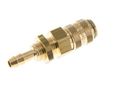 Messing DN 5 Luftkupplungsmuffe 6 mm Schlauch Säule Bulkhead