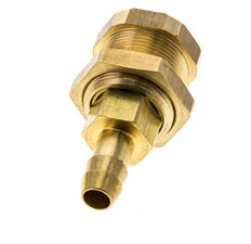 Messing DN 5 Luftkupplung Muffe 8 mm Schlauch Säule Bulkhead Pull-Off