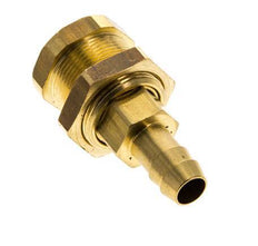 Messing DN 5 Luftkupplung Muffe 9 mm Schlauch Säule Bulkhead Pull-Off