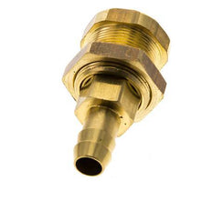 Messing DN 5 Luftkupplung Muffe 9 mm Schlauch Säule Bulkhead Pull-Off