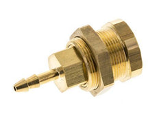 Messing DN 5 Luftkupplung Muffe 4 mm Schlauch Säule Bulkhead Pull-Off Double Shut-Off
