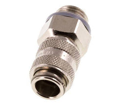 Nickel-plated Brass DN 5 Air Coupling Socket G 1/4 inch Male