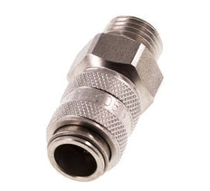 Edelstahl DN 5 Luftkupplung Muffe G 1/4 Zoll Außengewinde