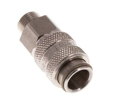 Edelstahl 316L DN 5 Luftkupplung Muffe G 1/8 Zoll Außengewinde