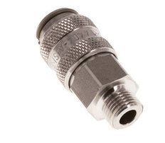 Edelstahl 316L DN 5 Luftkupplung Muffe G 1/8 Zoll Außengewinde