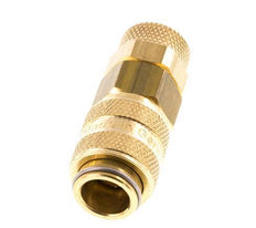 Messing DN 5 Luftkupplungsmuffe 6x8 mm Überwurfmutter