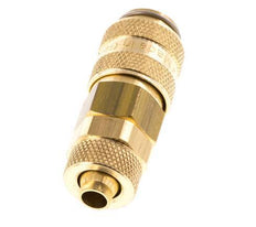 Messing DN 5 Luftkupplungsmuffe 6x8 mm Überwurfmutter