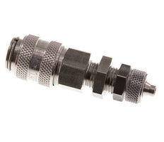 Edelstahl DN 5 Luftkupplung Muffe 4x6 mm Überwurfmutter Bulkhead