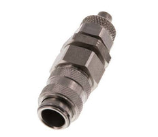 Edelstahl DN 5 Luftkupplung Muffe 6x8 mm Überwurfmutter Bulkhead