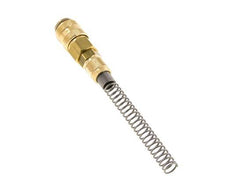 Brass DN 5 Air Coupling Socket 4x6 mm Union Nut Bend-Protect