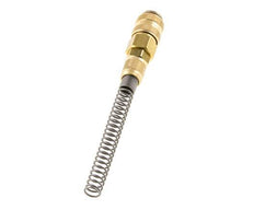 Messing DN 5 Luftkupplungsmuffe 4x6 mm Überwurfmutter Biegeschutz