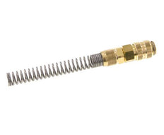 Messing DN 5 Luftkupplungsmuffe 6x8 mm Überwurfmutter Biegeschutz