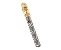 Messing DN 5 Luftkupplungsmuffe 6x8 mm Überwurfmutter Biegeschutz