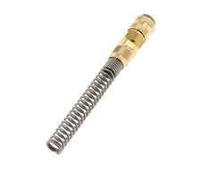 Messing DN 5 Luftkupplungsmuffe 6x8 mm Überwurfmutter Biegeschutz