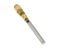 Messing DN 5 Luftkupplungsmuffe 4x6 mm Überwurfmutter Biegeschutz Doppelabsperrung