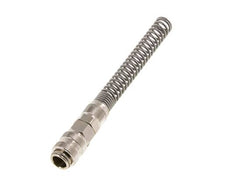 Messing vernickelt DN 5 Luftkupplungsmuffe 6x8 mm Überwurfmutter Bend-Protect Double Shut-Off