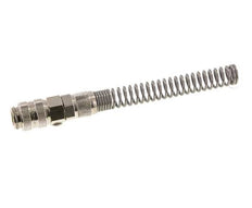 Messing vernickelt DN 5 Luftkupplungsmuffe 6x8 mm Überwurfmutter Bend-Protect Double Shut-Off