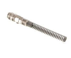 Messing vernickelt DN 5 Luftkupplungsmuffe 6x8 mm Überwurfmutter Bend-Protect Double Shut-Off