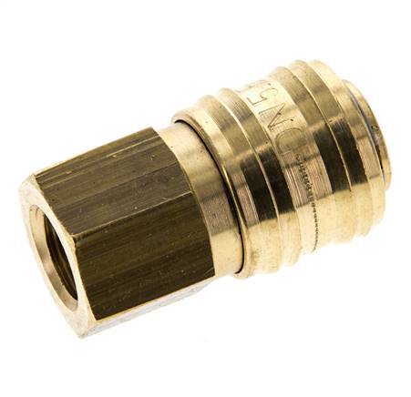 Brass DN 5.5 (Orion) Air Coupling Socket G 1/4 inch Female