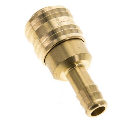 Brass DN 5.5 (Orion) Air Coupling Socket 10 mm Hose Pillar