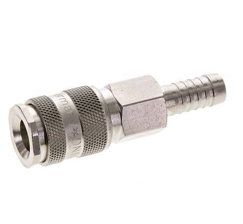 Nickel-plated Brass DN 5.5 (Orion) Air Coupling Socket 10 mm Hose Pillar