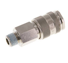 Nickel-plated Brass DN 5.5 (Orion) Air Coupling Socket R 1/4 inch Male