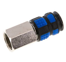 Messing vernickelt DN 7.8 Luftkupplung Muffe G 1/2 Zoll Innengewinde