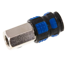Messing vernickelt DN 7.8 Luftkupplung Muffe G 1/4 Zoll Innengewinde