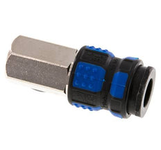 Messing vernickelt DN 7.8 Luftkupplung Muffe G 1/4 Zoll Innengewinde
